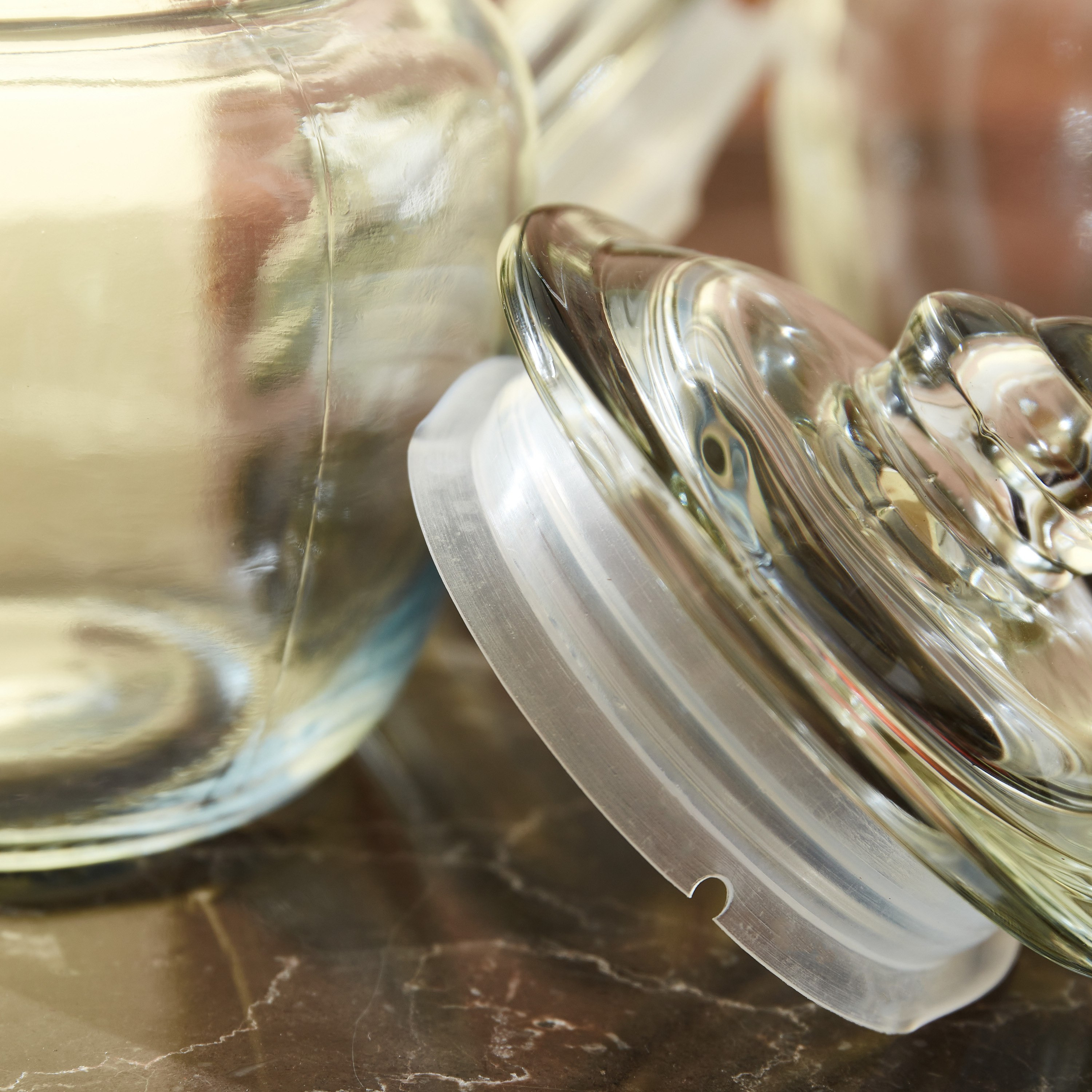 Atlanta 3-Piece Belly Glass Jar Set - 600 ml-hbxhomeware-hbxkitchen-image-3
