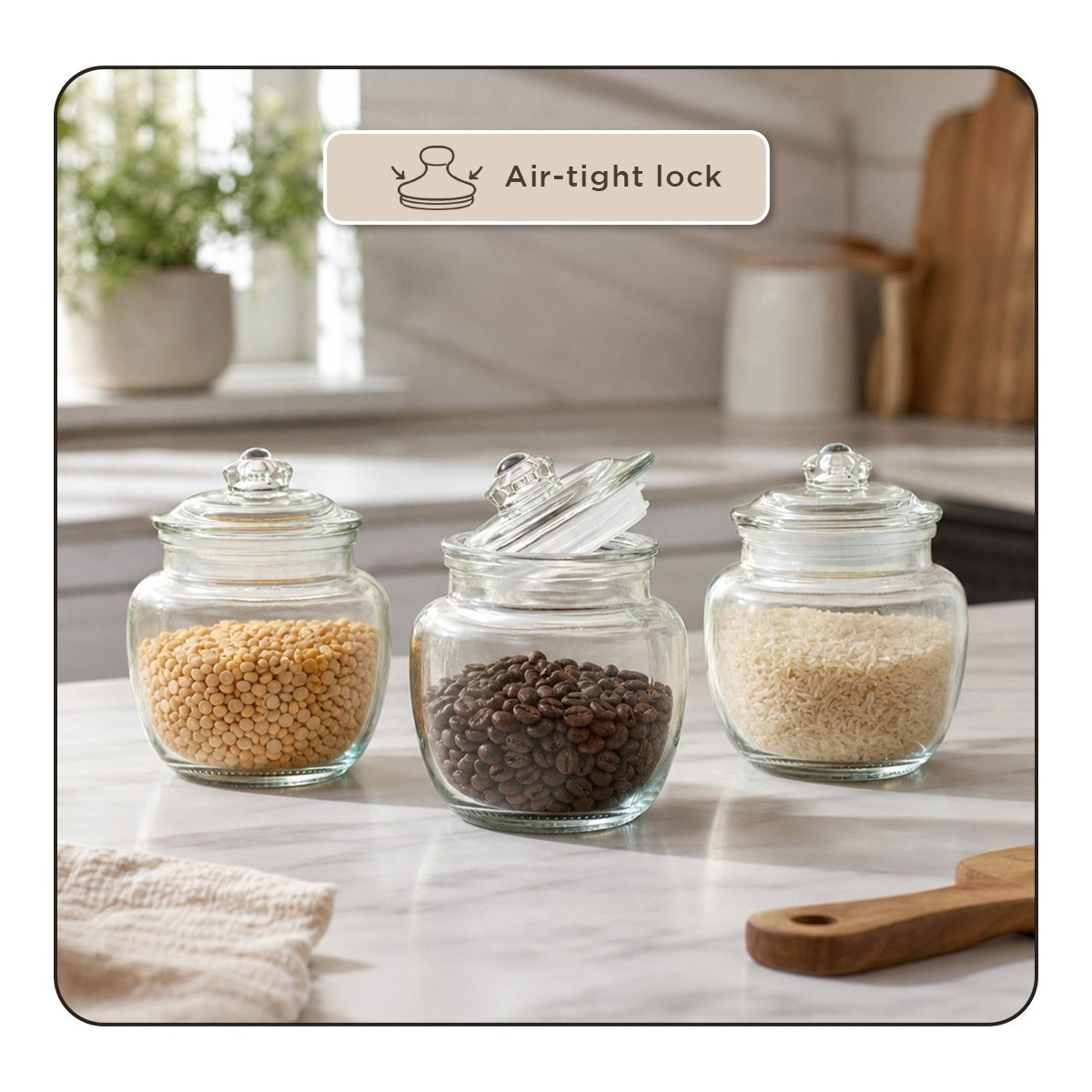 Atlanta 3-Piece Belly Glass Jar Set - 600 ml-hbxhomeware-hbxkitchen-image-7