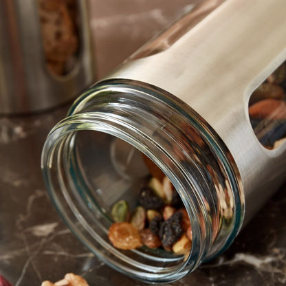 Essential 3-Piece Glass Jar Set - 900 ml