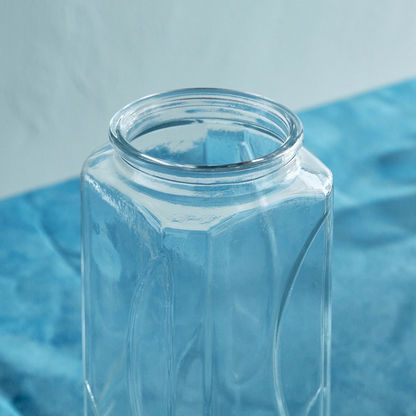 Vega Glass Canister with Lid - 1.5 L-Containers and Jars-image-2