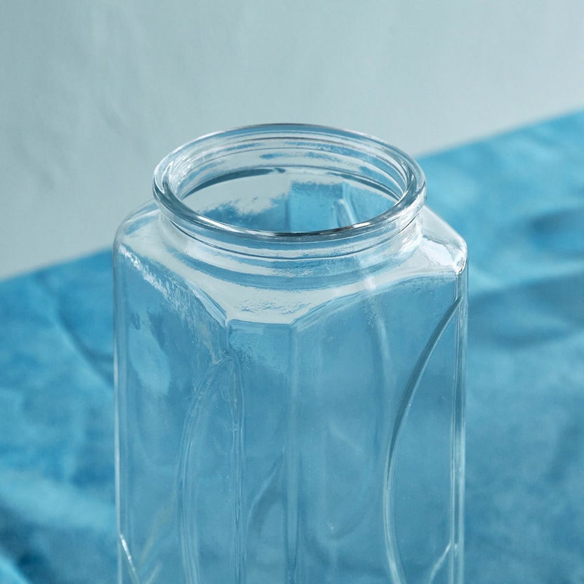 Vega Glass Canister with Lid - 1.5 L-Containers & Jars-image-2