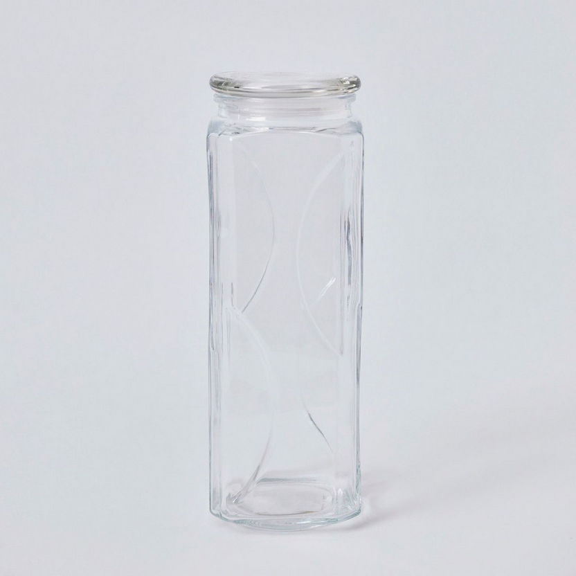 Vega Glass Canister with Lid - 1.5 L-Containers and Jars-image-5