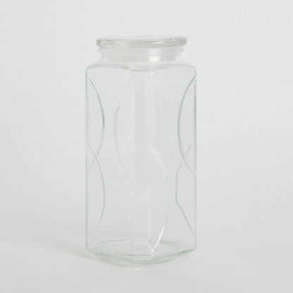Vega Glass Canister with Lid - 1.2 L-Containers and Jars-image-7