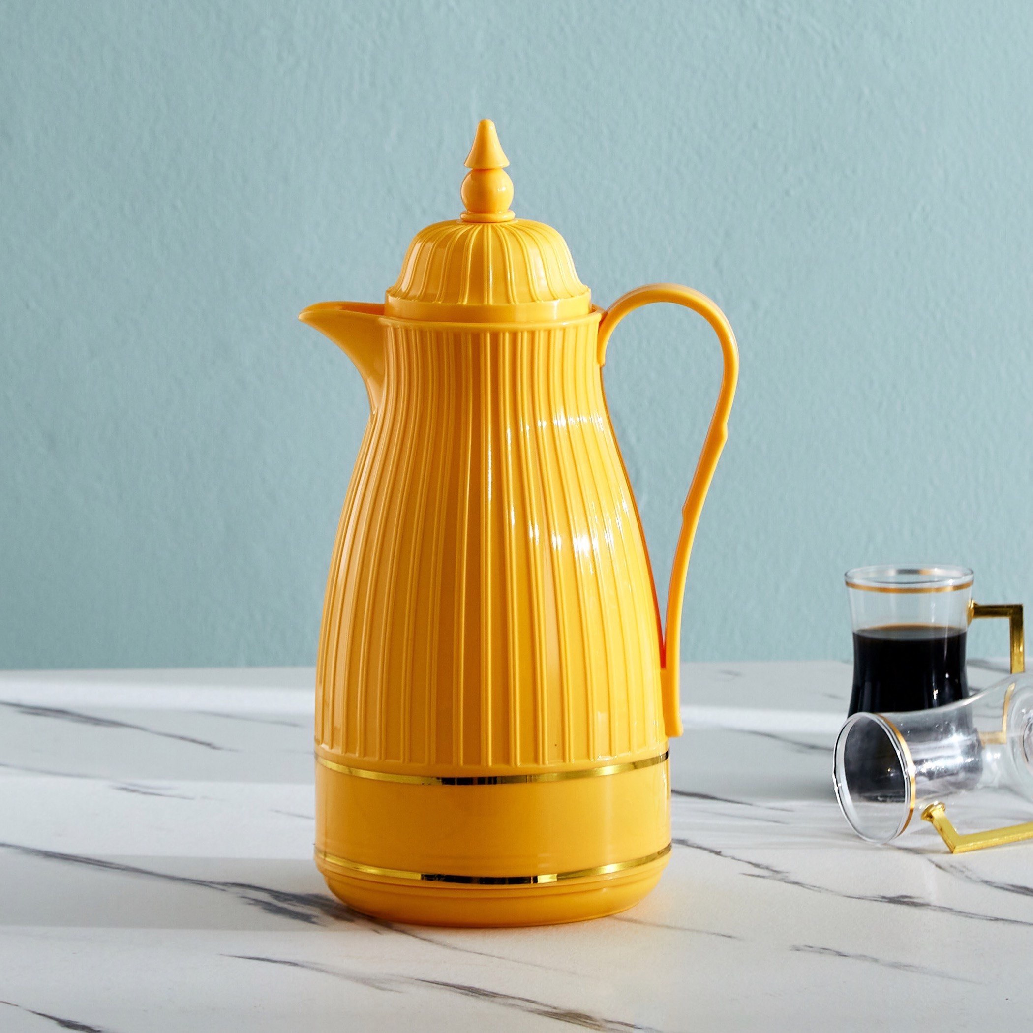 قارورة عازلة للحرارة مخططة من رويال - 1 لتر-hbxhomeware-hbxkitchen-image-1