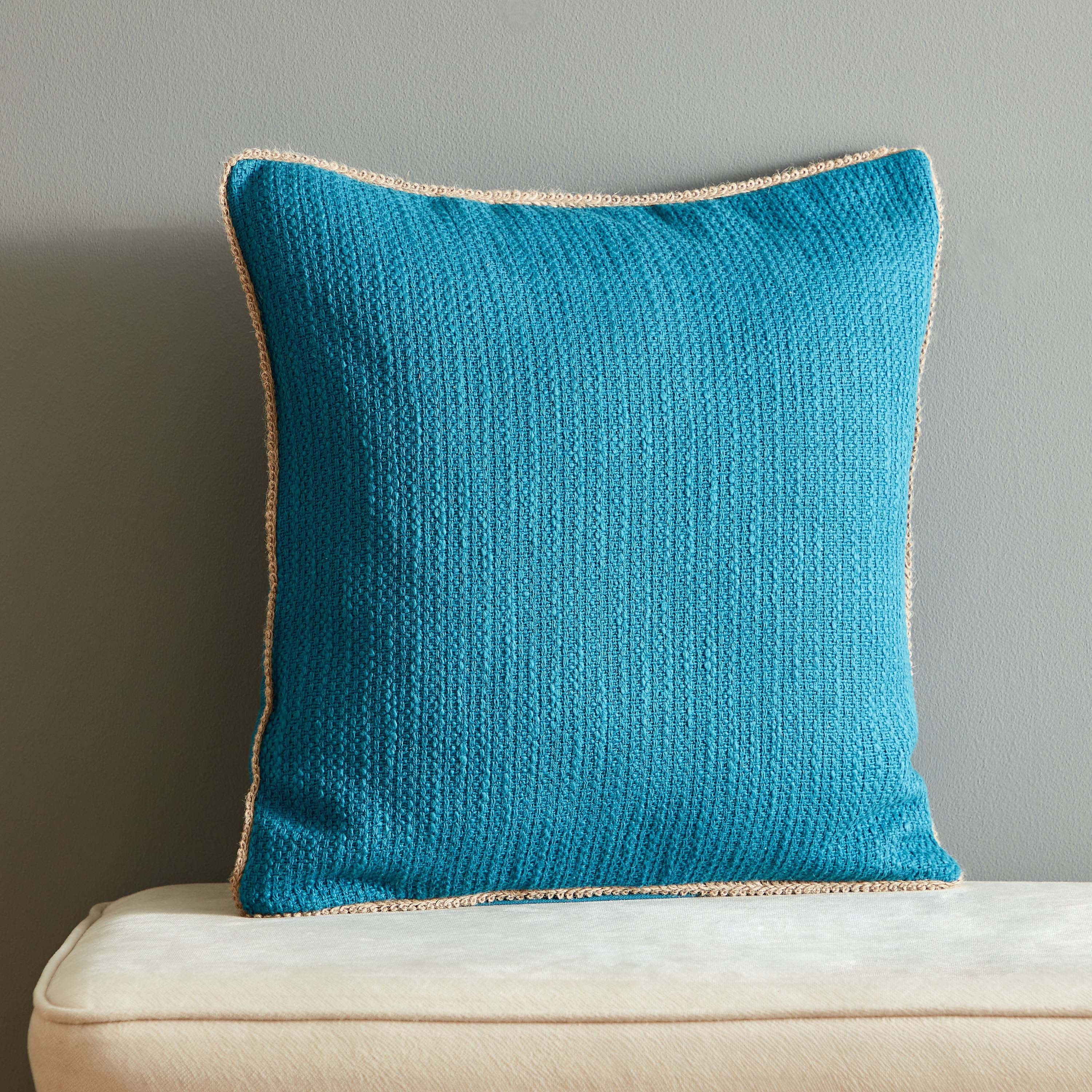 غطاء وسادة قطن بارز الملمس والتر - 45x45 سم-hbxhomeware-cushionsandcovers-cushioncovers-image-1
