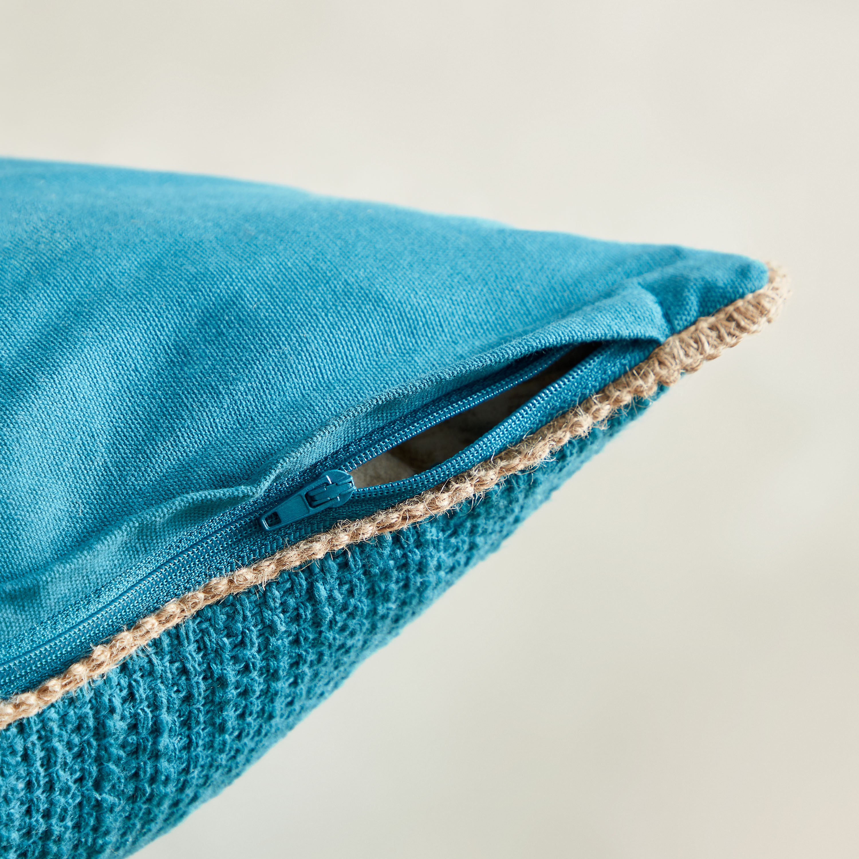 غطاء وسادة قطن بارز الملمس والتر - 45x45 سم-hbxhomeware-cushionsandcovers-cushioncovers-image-3