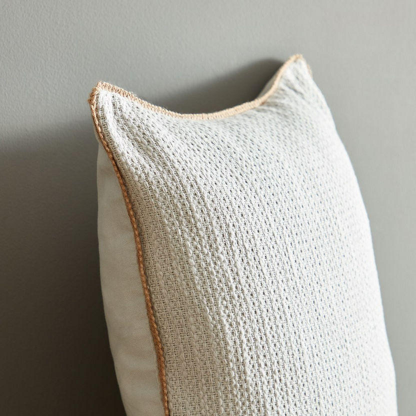Walter Textured Cotton Cushion Cover - 45x45 cm-Cushion Covers-image-1