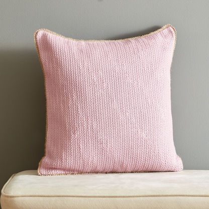Walter Textured Cotton Cushion Cover - 45x45 cm-Cushion Covers-image-0