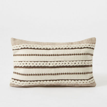 Rhea Cotton Handmade Filled Cushion - 30x50 cm-Filled Cushions-image-5