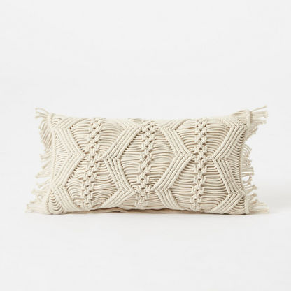 Akira Cotton Handmade Filled Cushion - 30x50 cms