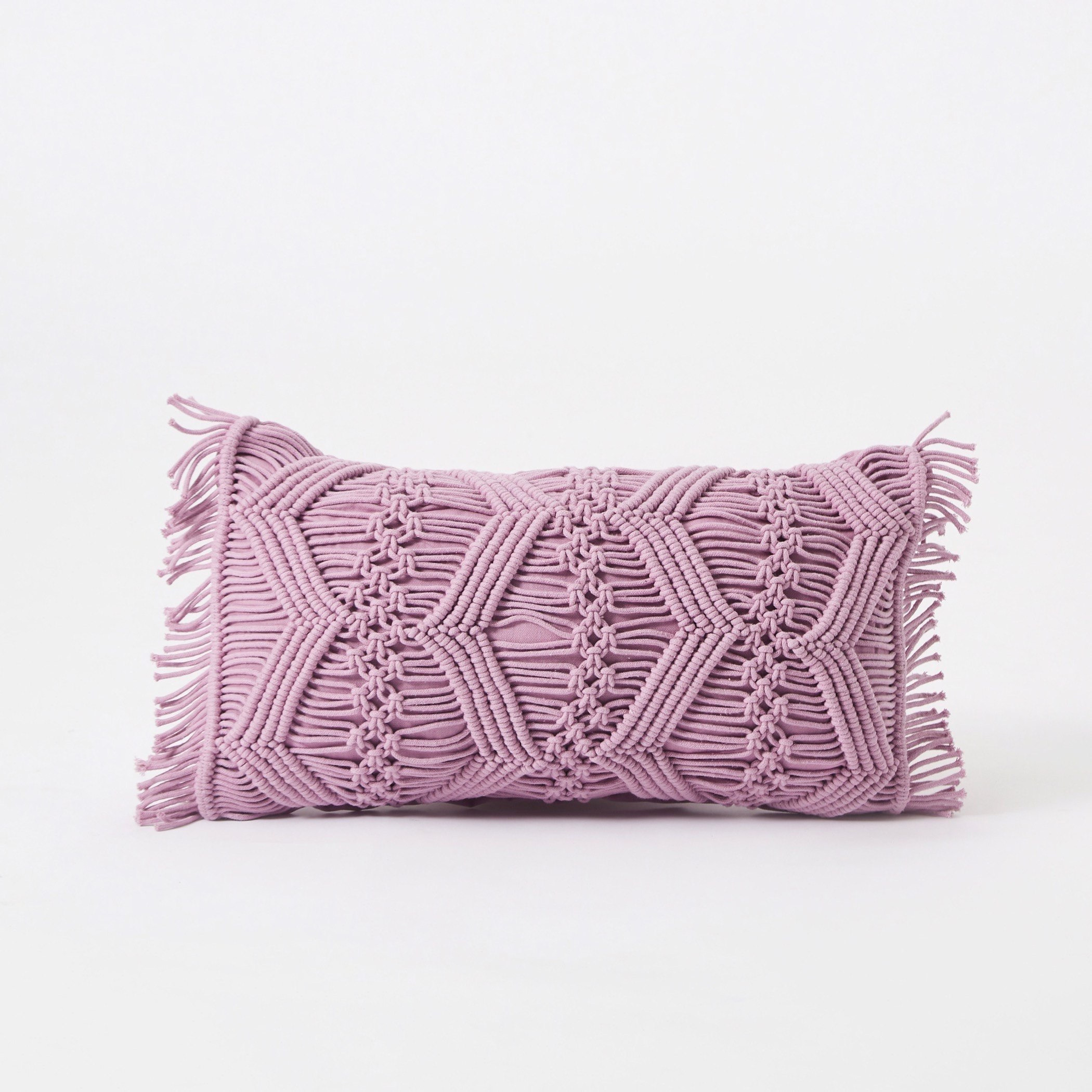 Akira Cotton Handmade Filled Cushion - 30x50 cm-hbxlivingroom-furnishings-cushionsandcovers-filledcushions-image-6