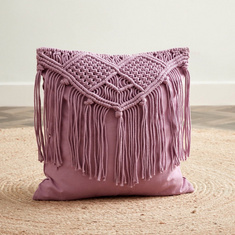 Akira Cotton Handmade Filled Cushion - 45x45 cms