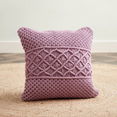 Akira Cotton Handmade Filled Cushion - 45x45 cm