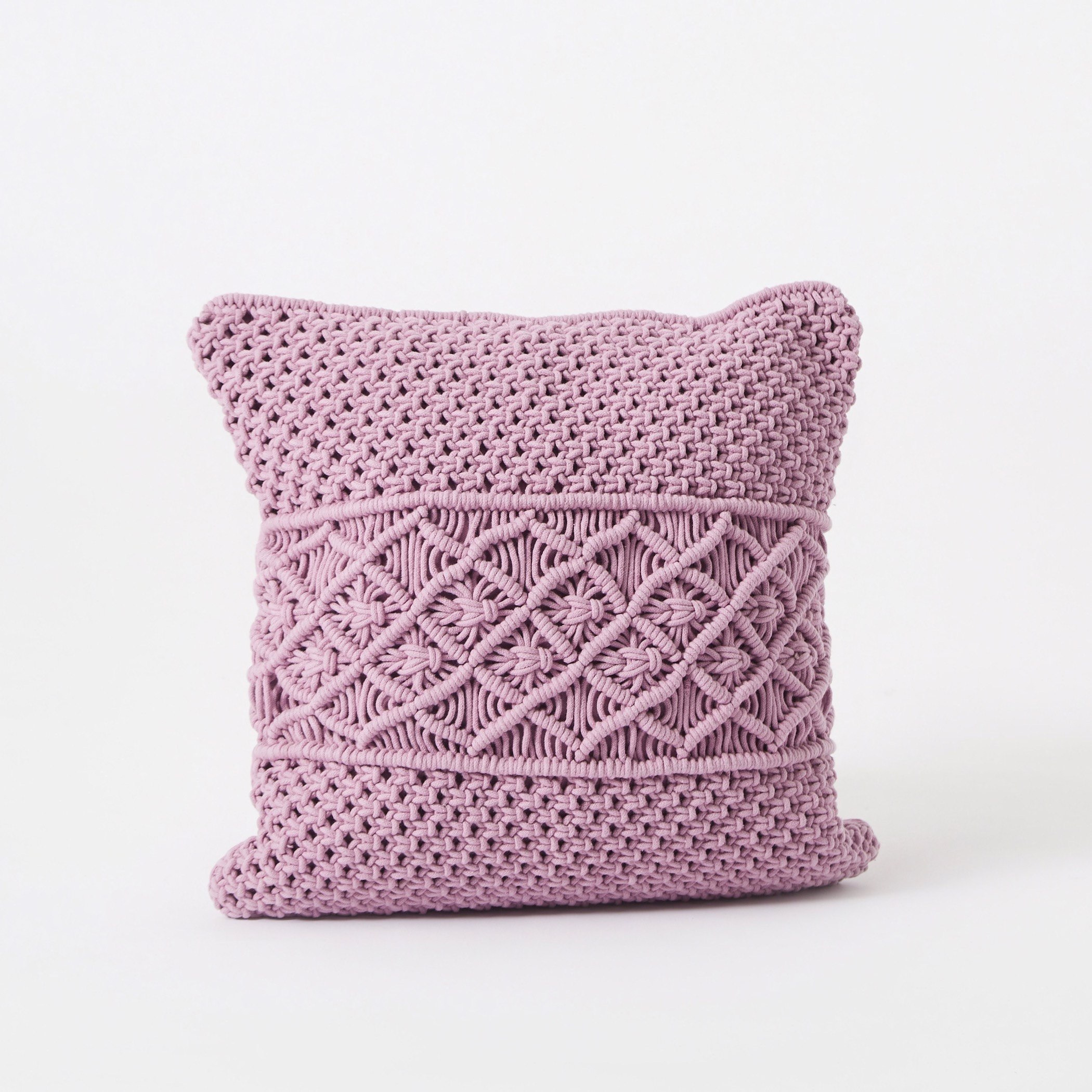 Akira Cotton Handmade Filled Cushion - 45x45 cm-hbxlivingroom-furnishings-cushionsandcovers-filledcushions-image-6