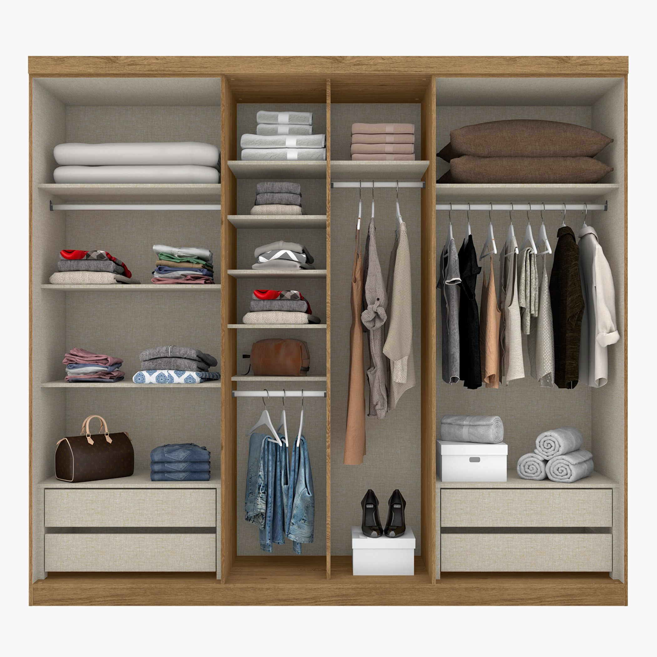 خزانة ملابس 6 أبواب بمرآة من برازيليا-hbxfurniture-wardrobes-image-5