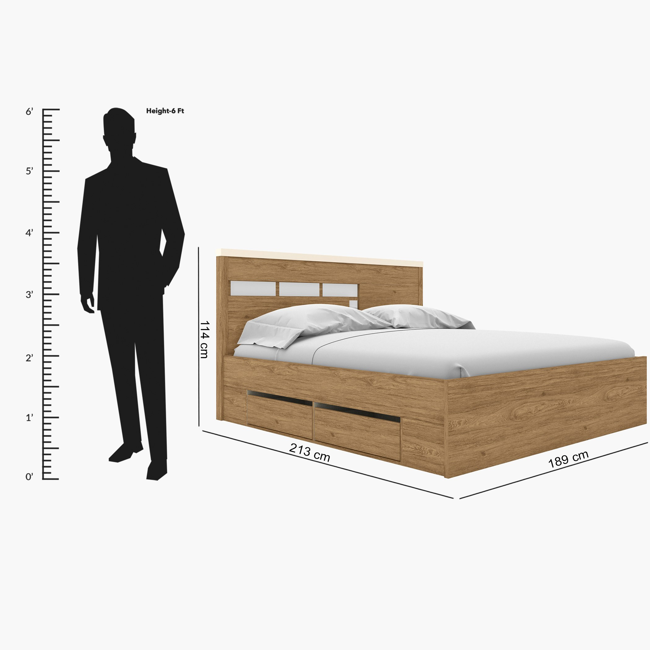 طقم غرفة نوم كينج 4 قطع دون مرآة من براسيليا - 180x200 سم-hbxbedroom-bedsandbedsets-bedroomsets-king-image-18