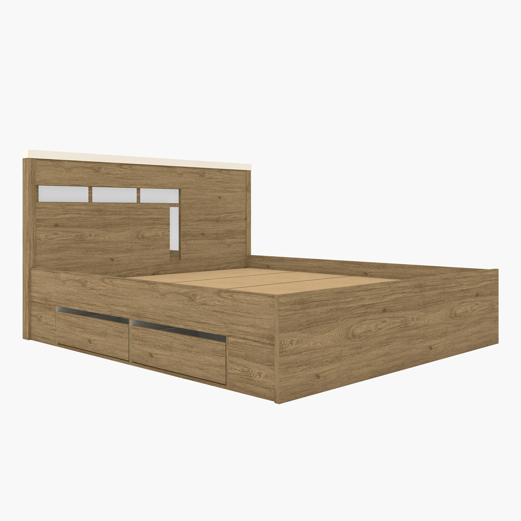 طقم غرفة نوم كينج 4 قطع دون مرآة من براسيليا - 180x200 سم-hbxbedroom-bedsandbedsets-bedroomsets-king-image-6