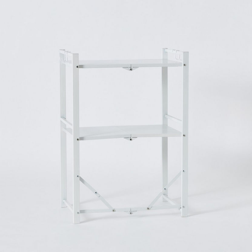 Rio 2-Tier Foldable Microwave Oven Rack - 58x37x83 cm-Kitchen Racks and Holders-image-12