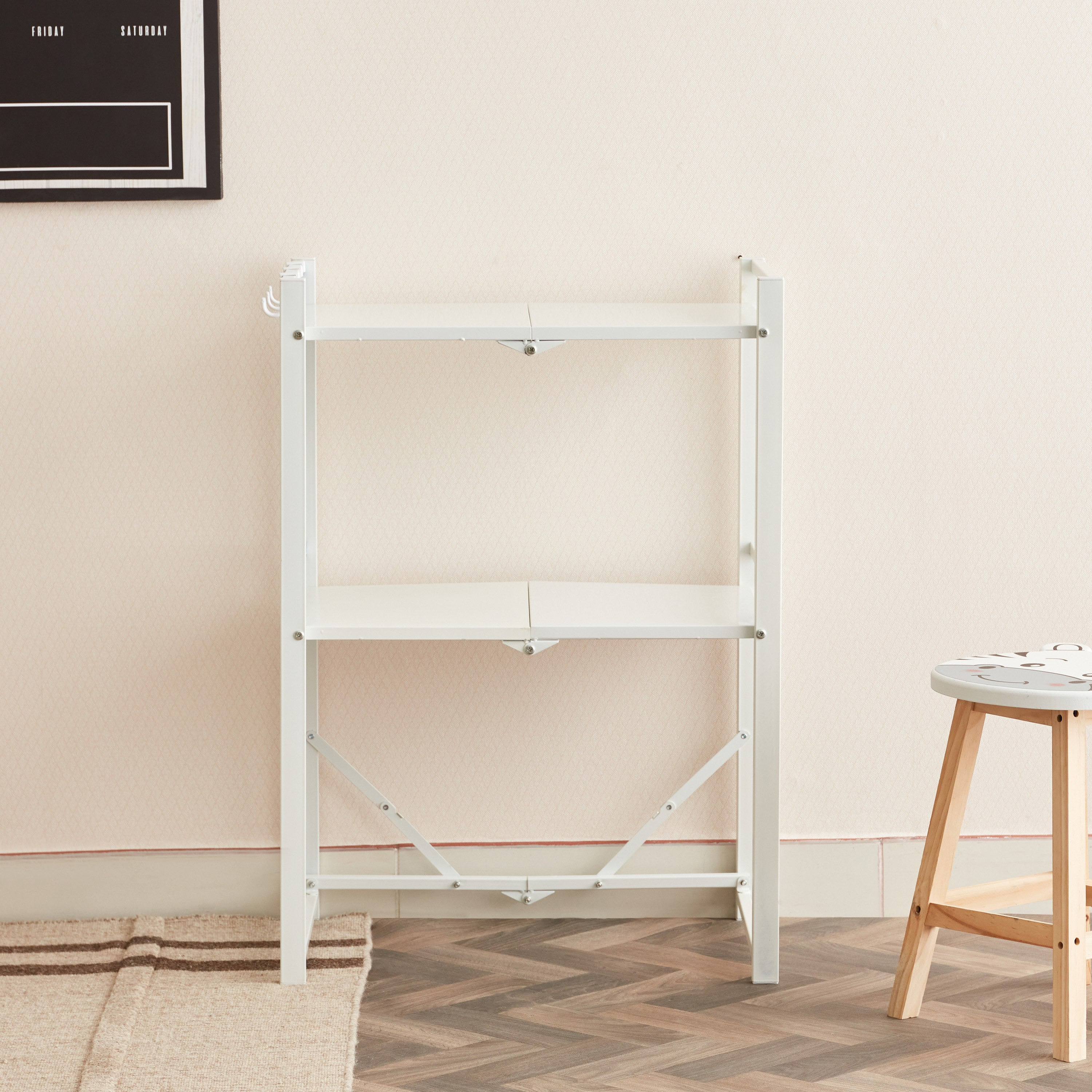 رف فرن وميكروويف طابقين قابل للطي من ريو - 58x37x83 سم-hbxhomeware-hbxkitchen-image-3
