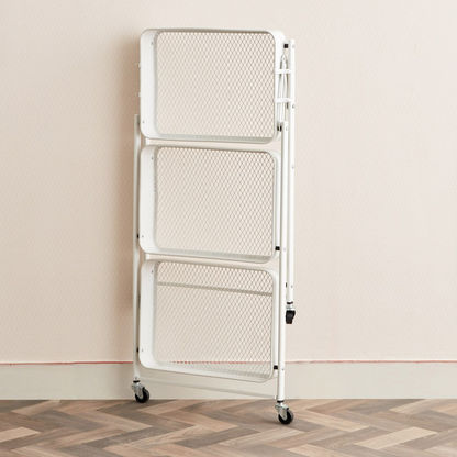 Rio Foldable Metal Storage Cart without Handle - 45x29.5x78.5 cms