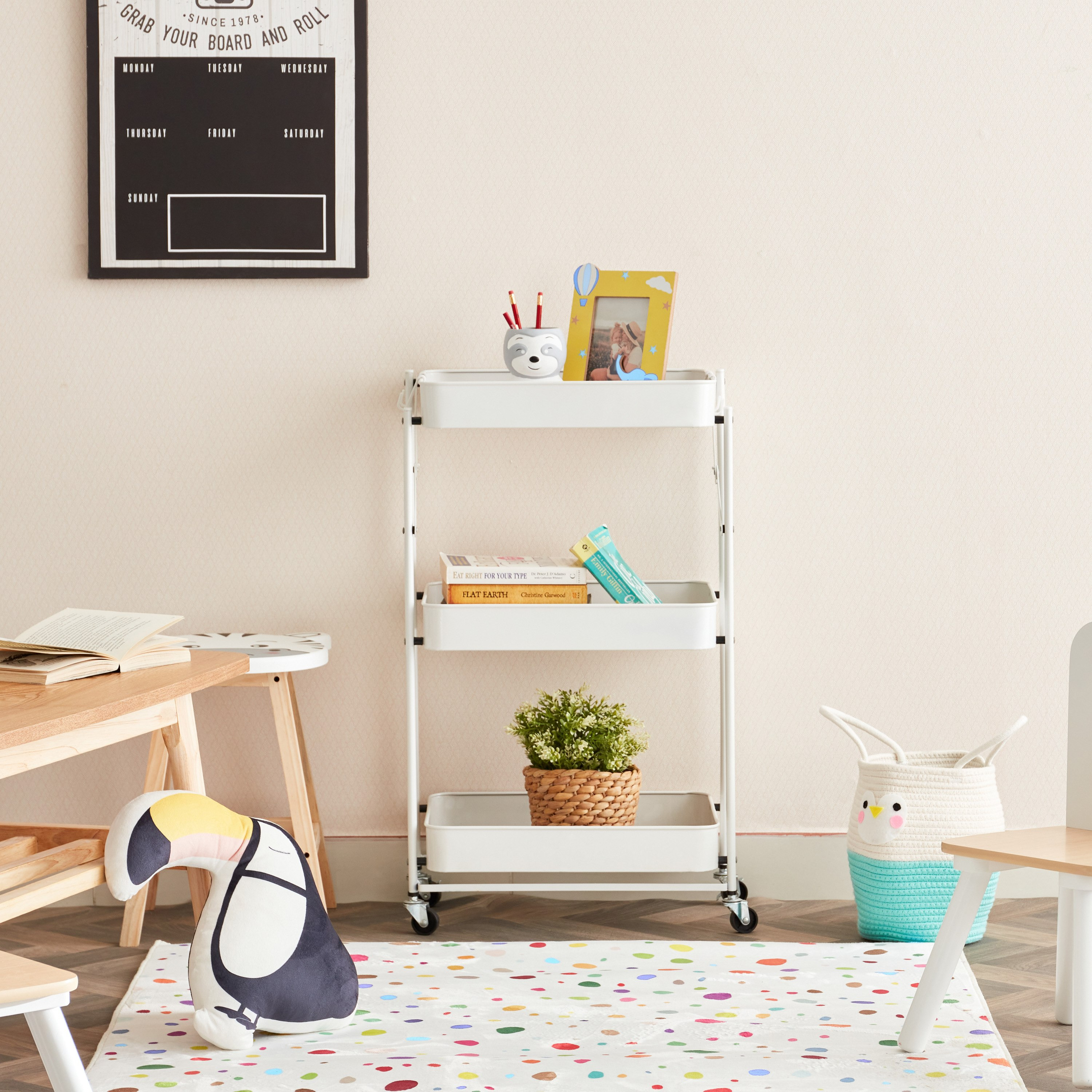 Rio 3-Tier Metal Foldable Rack - 45x29.5x78.5 cm-hbxhomeware-hbxkitchen-image-8