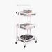 Rio Foldable Metal Storage Cart - 44x30x94.5 cm-Kitchen Racks and Holders-thumbnailMobile-2