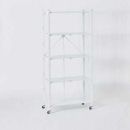 Rio 5-Tier Foldable Storage Shelf - 70x34x163 cm
