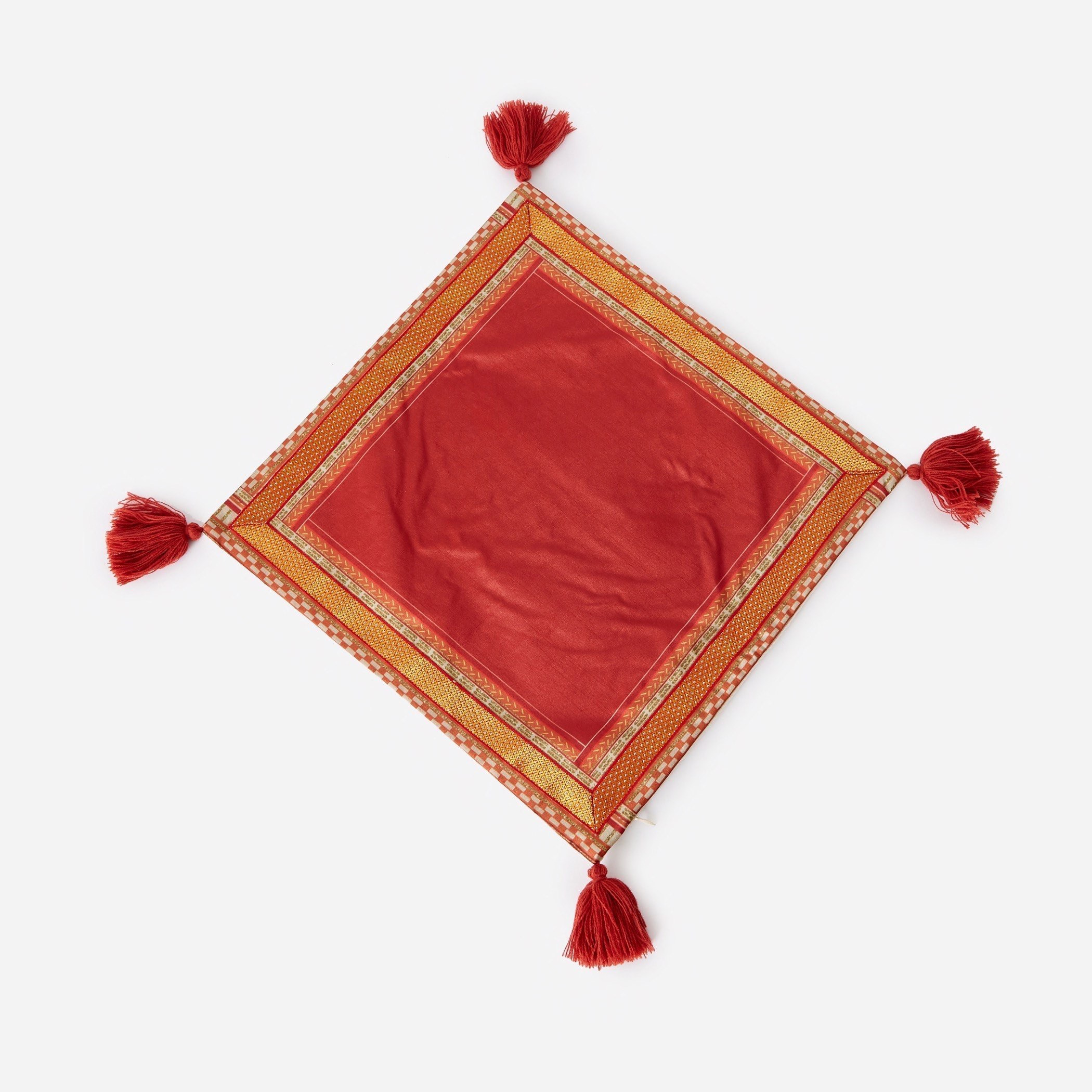 غطاء وسادة بتفاصيل دانتيل وشرابات من دازلينج فريا - 40x40 سم-hbxhomeware-cushionsandcovers-cushioncovers-image-5
