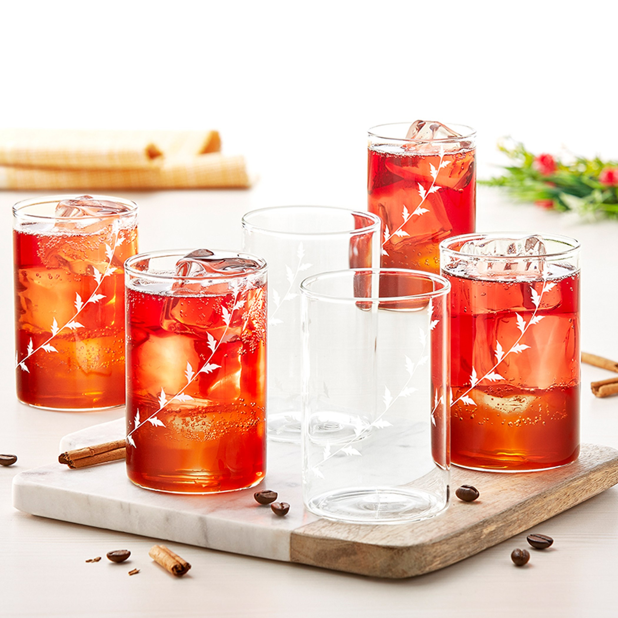 طقم أكواب زجاجية 6 قطع من بوروسيل - 295 مل-hbxhomeware-hbxkitchen-image-1