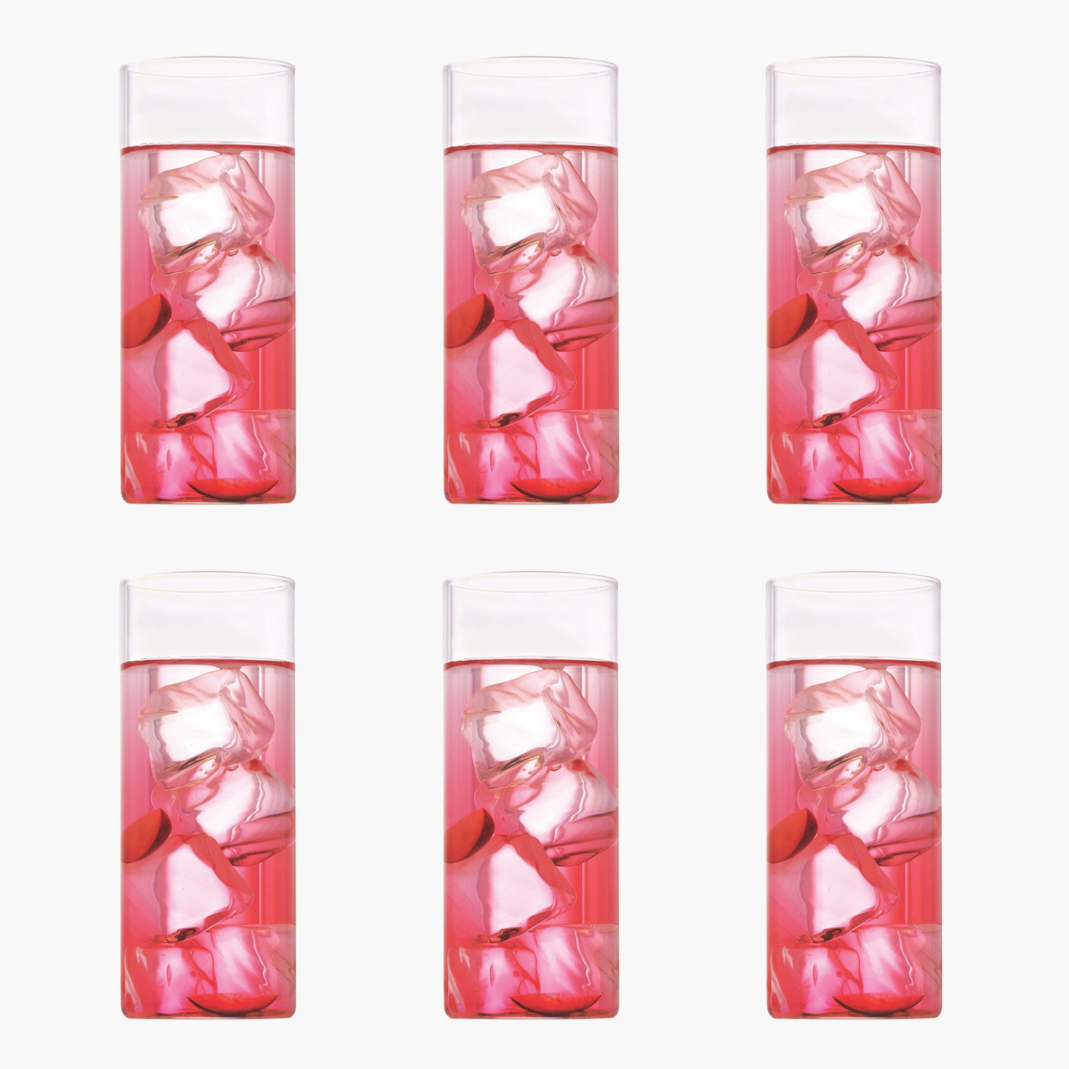Borosil 6-Piece Collins Glass Set - 450 ml-hbxhomeware-hbxkitchen-image-1