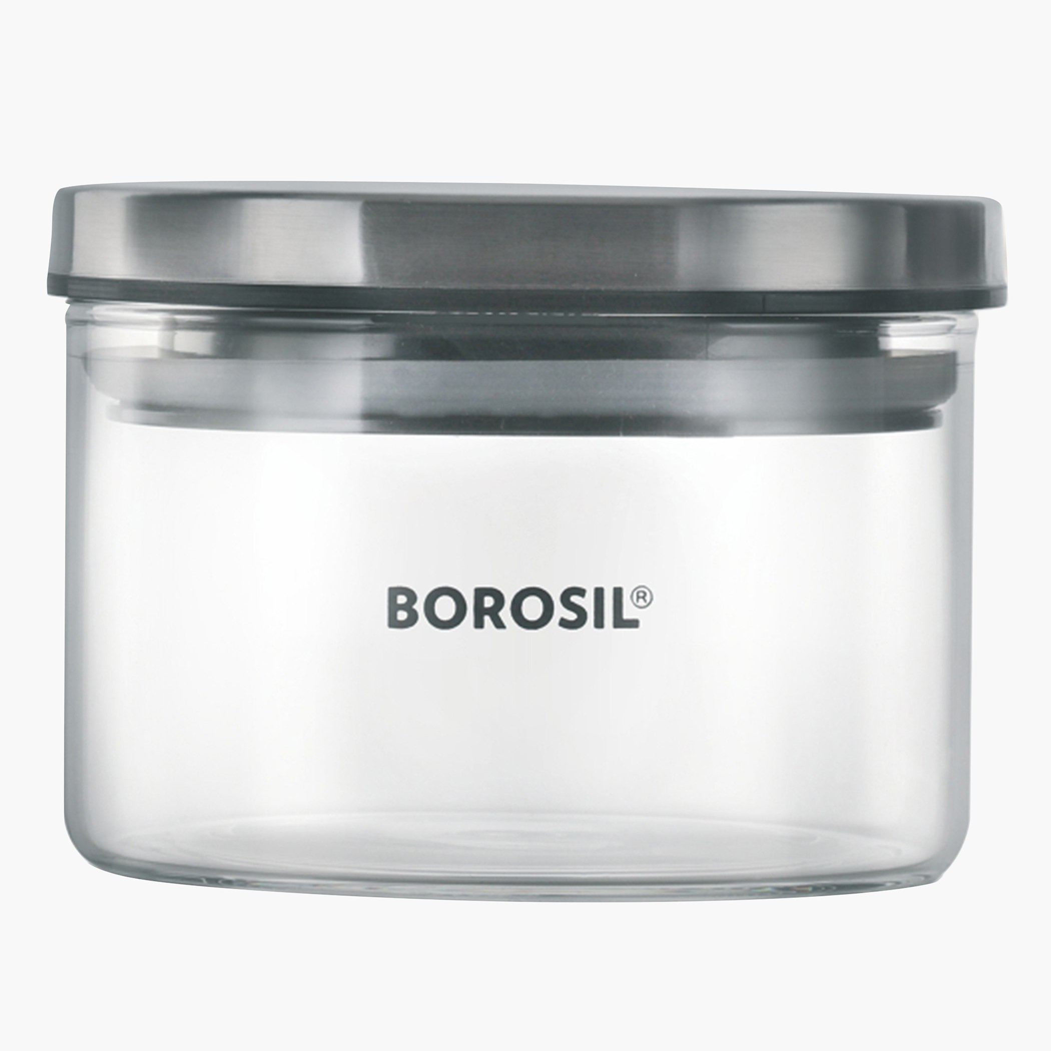 Borosil Classic Jar with Steel Lid - 300 ml-hbxhomeware-hbxkitchen-image-3