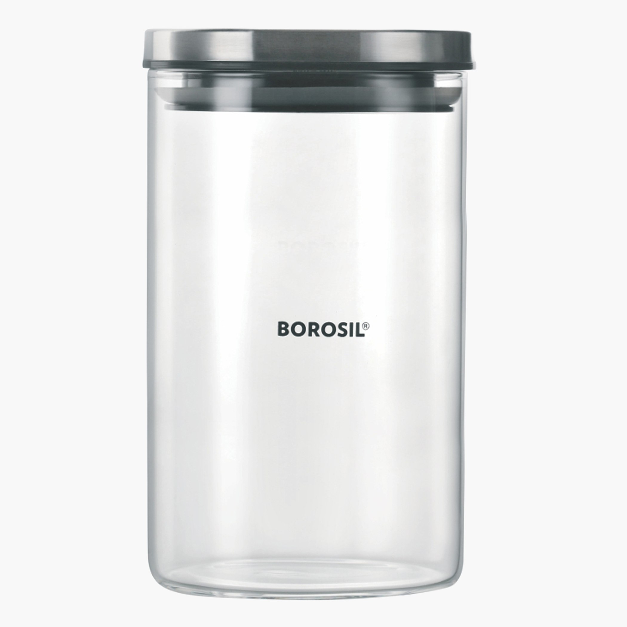 Borosil Classic Jar with Steel Lid - 900 ml-hbxhomeware-hbxkitchen-image-3