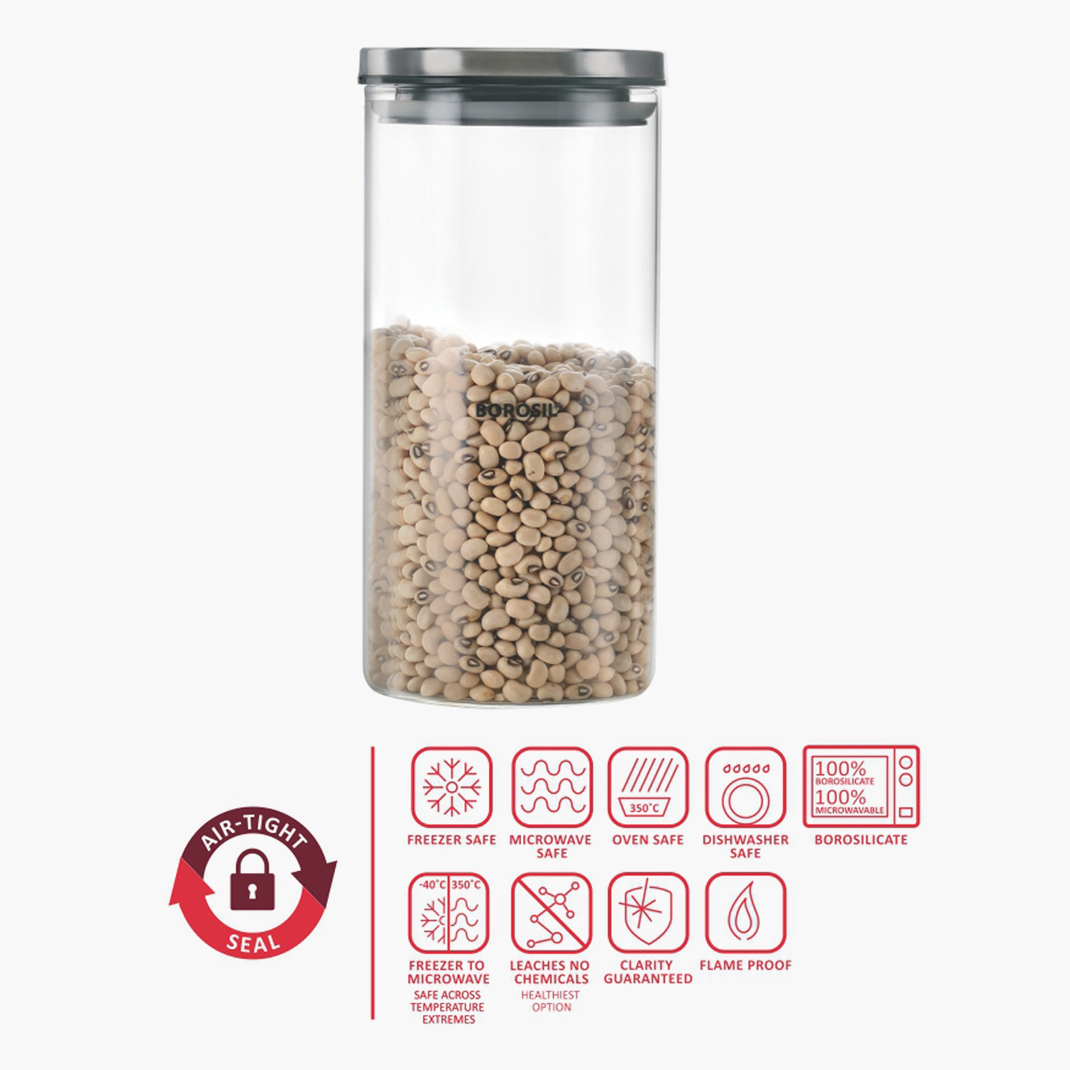 جرة كلاسيكية بغطاء معدني من بوروسيل - 1.2 لتر-hbxhomeware-hbxkitchen-image-4