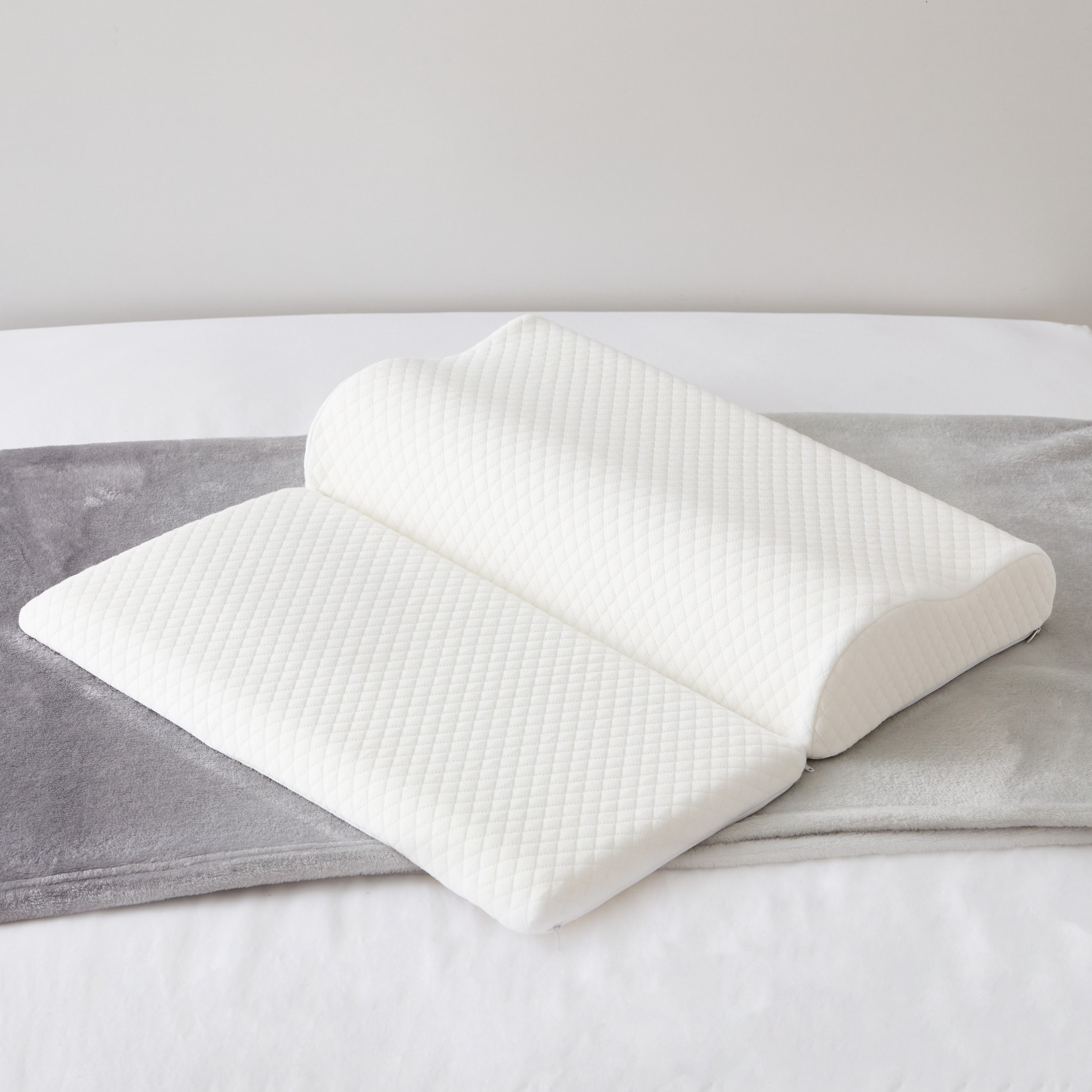 وسادة متعددة الاستعمالات - 50x30x13.5/10.5 سم-hbxdecorandfurnishings-bedding-duvetsandpillows-image-1