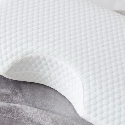 Cooling Memory Foam Pillow for Relaxed Shoulders - 64x41x13.5 cms