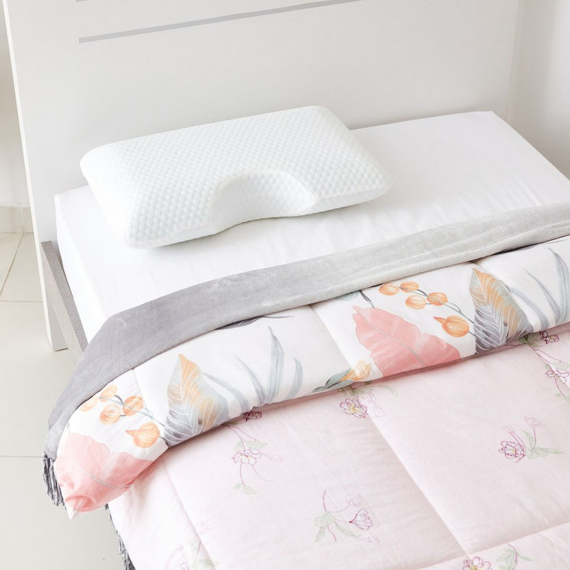 Cooling Memory Foam Pillow for Relaxed Shoulders - 64x41x13.5 cm-Duvets and Pillows-image-4