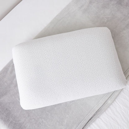 Cool Air Memory Foam Pillow - 59x40x13 cm-Duvets and Pillows-image-2