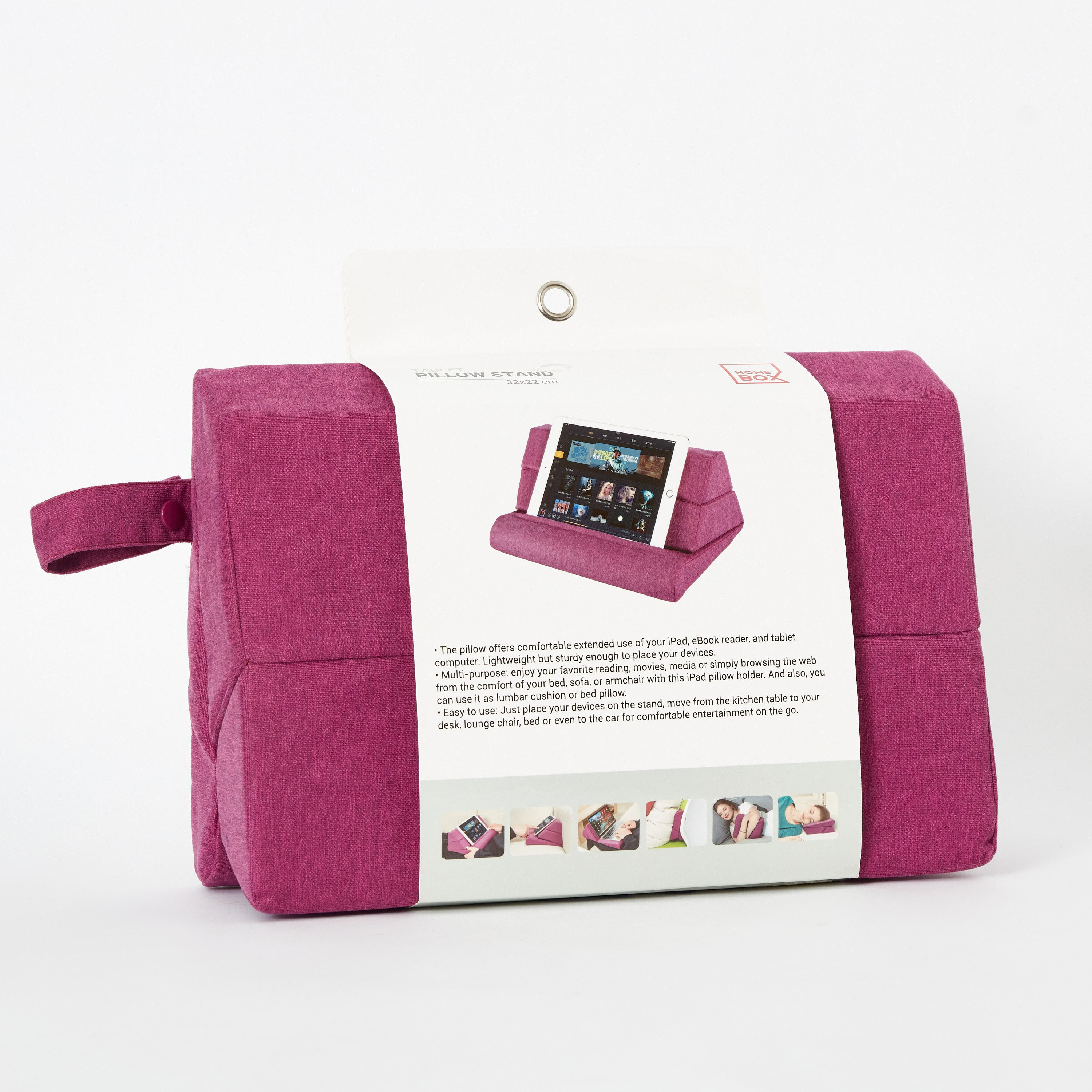 Multi-Purpose Smart Pillow - 32x22 cm-hbxdecorandfurnishings-bedding-duvetsandpillows-image-8