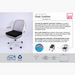 Orthopedic Cooling Gel Chair Cushion - 40x40x5 cm-Chair Pads-thumbnailMobile-1