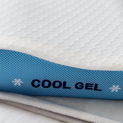 Ice Cool Neck Support Memory Foam Pillow - 55x38x11/8 cms