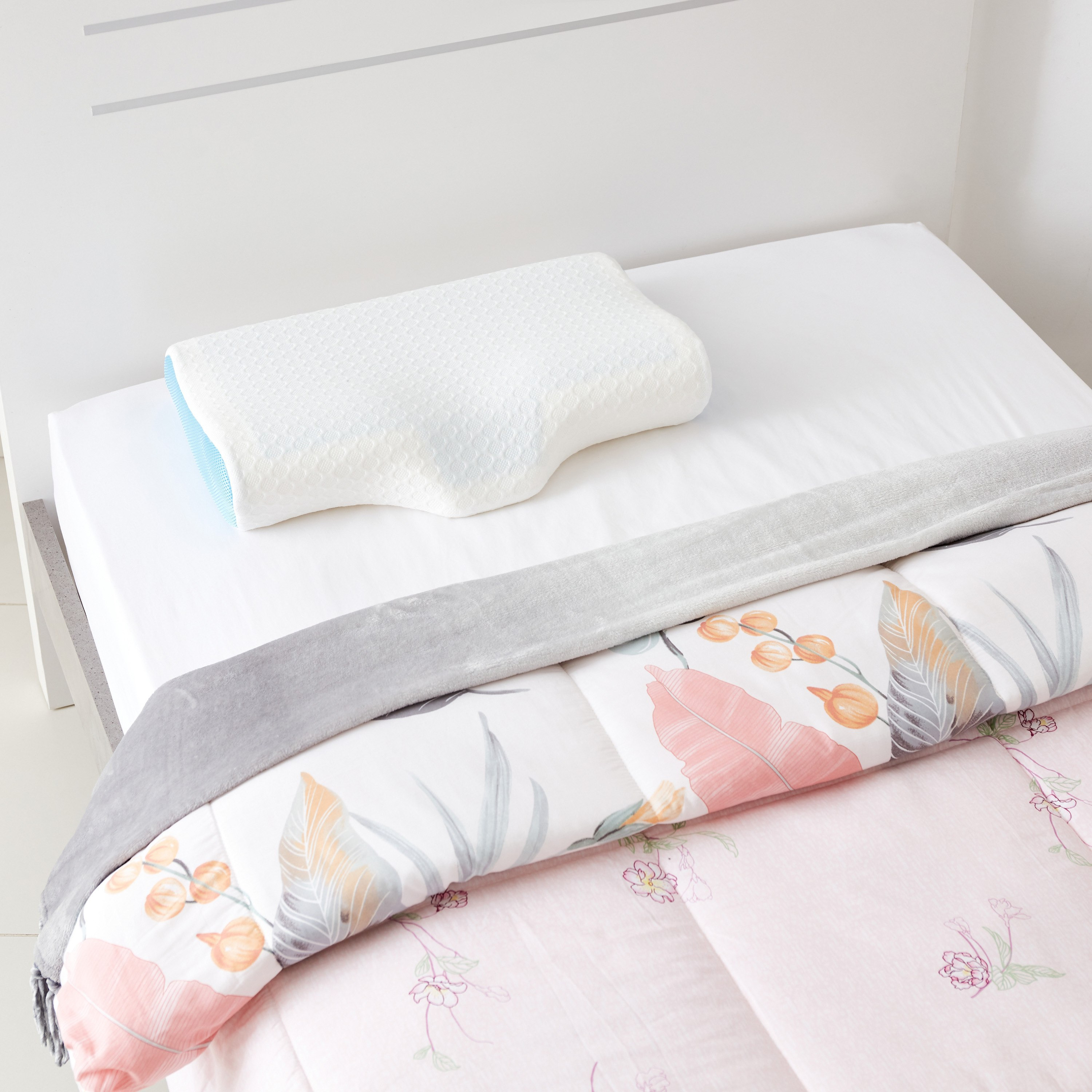 وسادة ميموري فوم لدعم الرقبة من آيس كوول - 55x38x11/8 سم-hbxdecorandfurnishings-bedding-duvetsandpillows-image-6