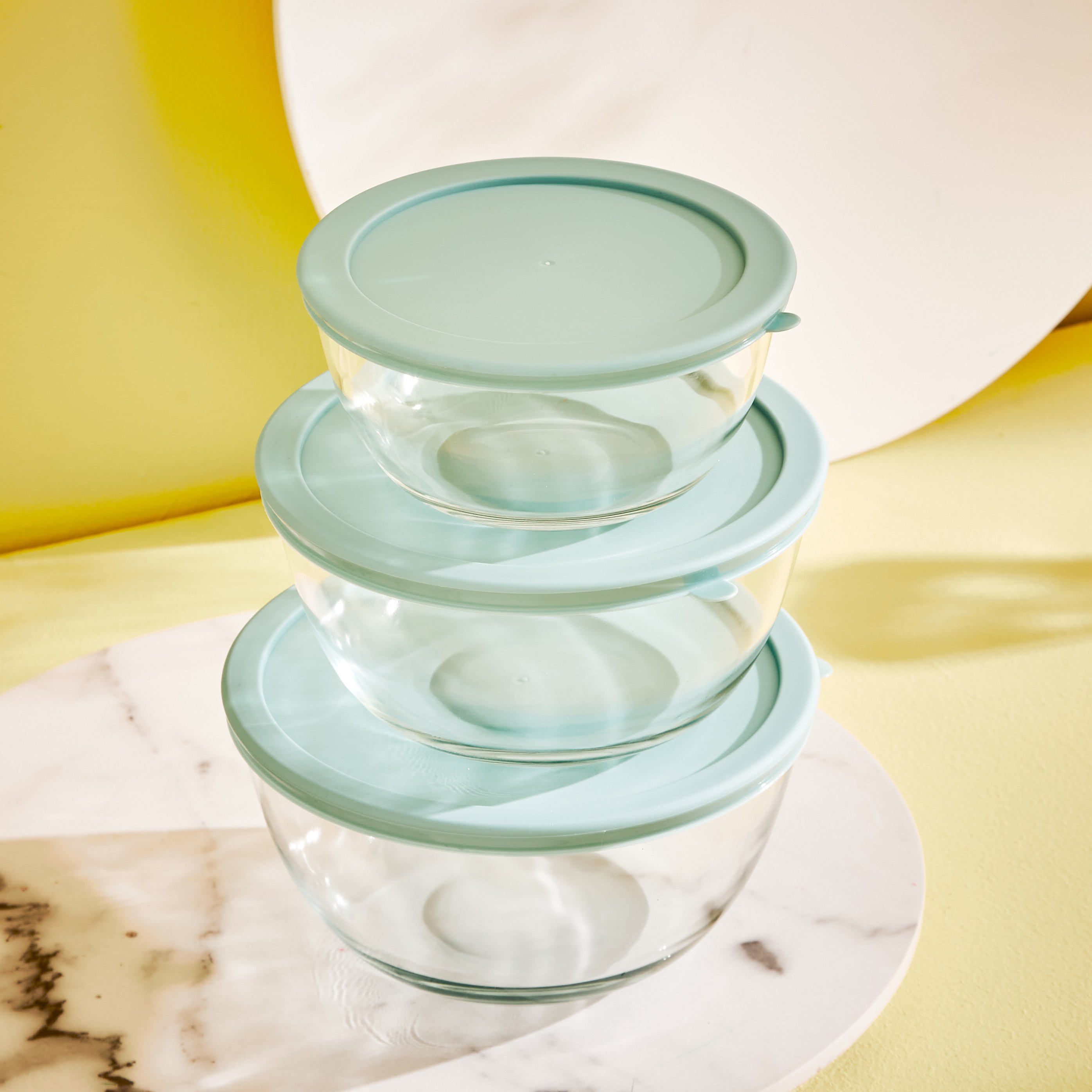 طقم أوعية خلط بورسليكات بغطاء آمن للاستخدام في الفرن - 3 قطع-hbxdecorandfurnishings-tabletop-serveware-image-2
