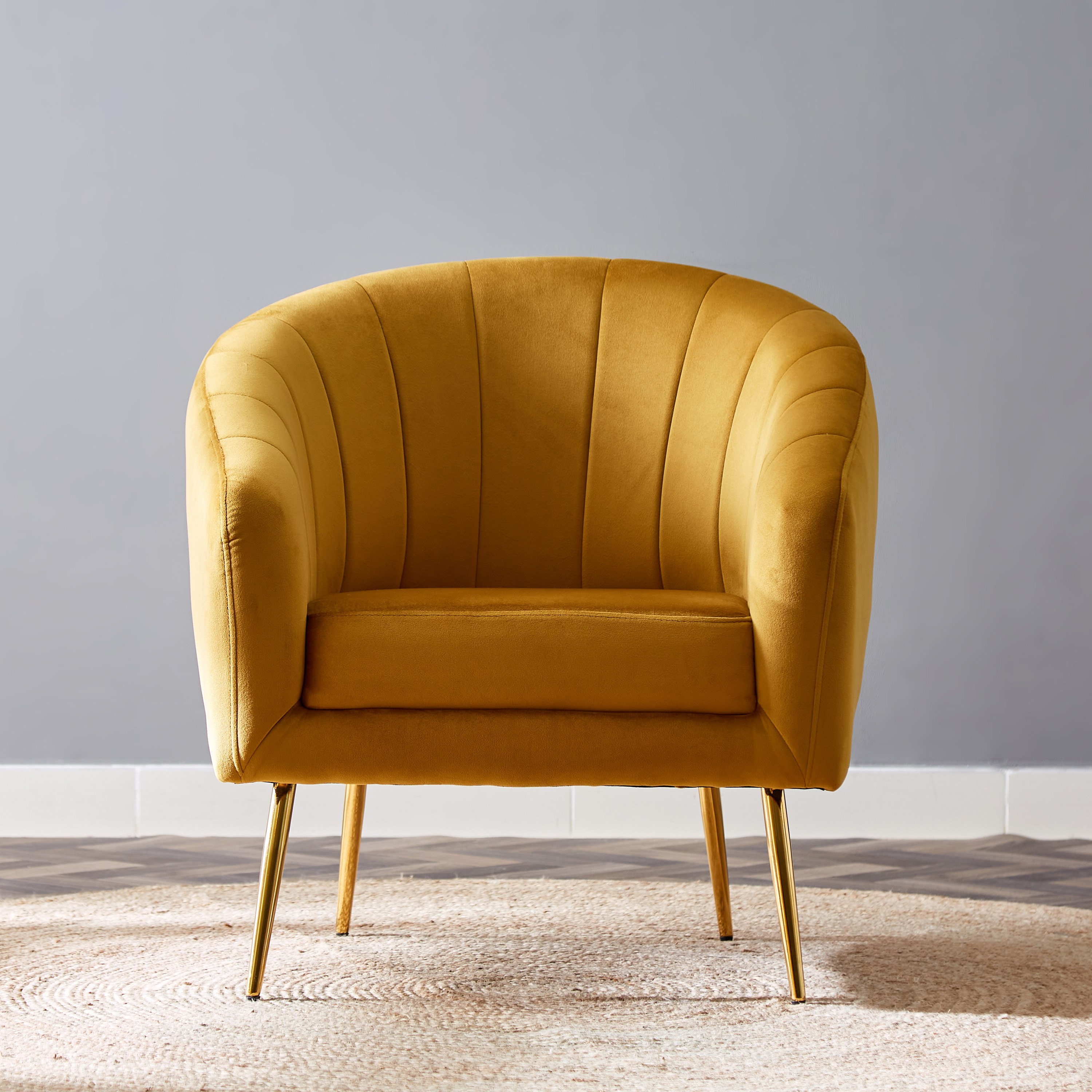 Austin Velvet Accent Chair-hbxlivingroom-sofasandarmchairs-easychairs-image-2