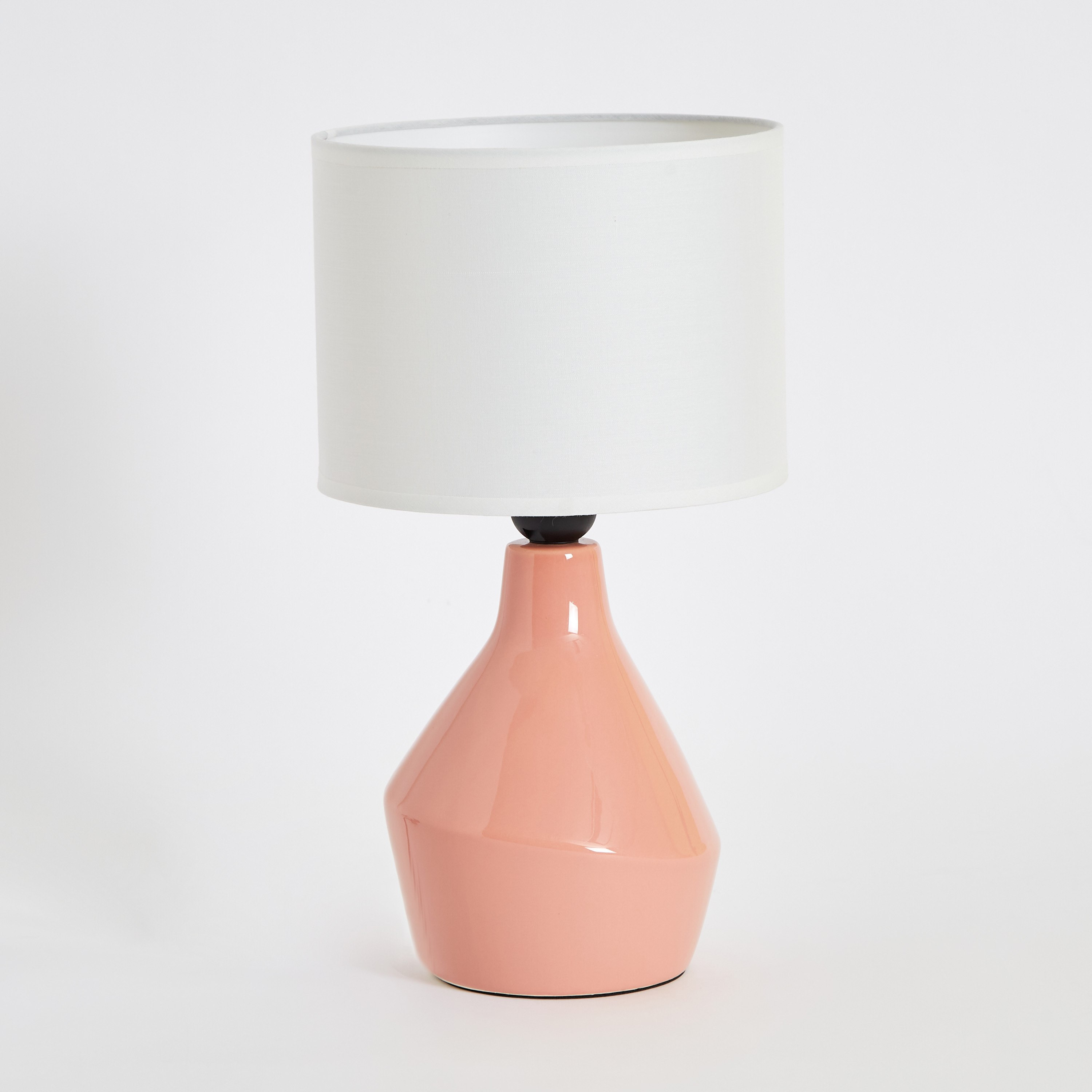 مصباح طاولة سيراميك بغطاء سادة من ألور - 20x20x37 سم-hbxlivingroom-lighting-tablelamps-image-6