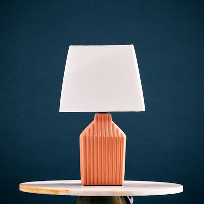Skylar Ceramic Table Lamp - 23x23x38 cms