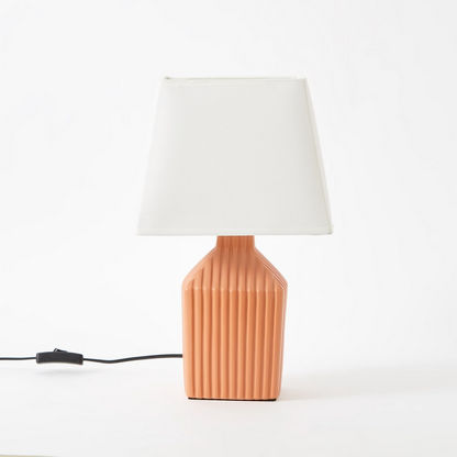 Skylar Ceramic Table Lamp - 23x23x38 cms