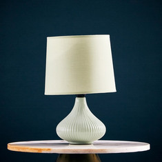 Skylar Ceramic Table Lamp - 23x23x31 cms