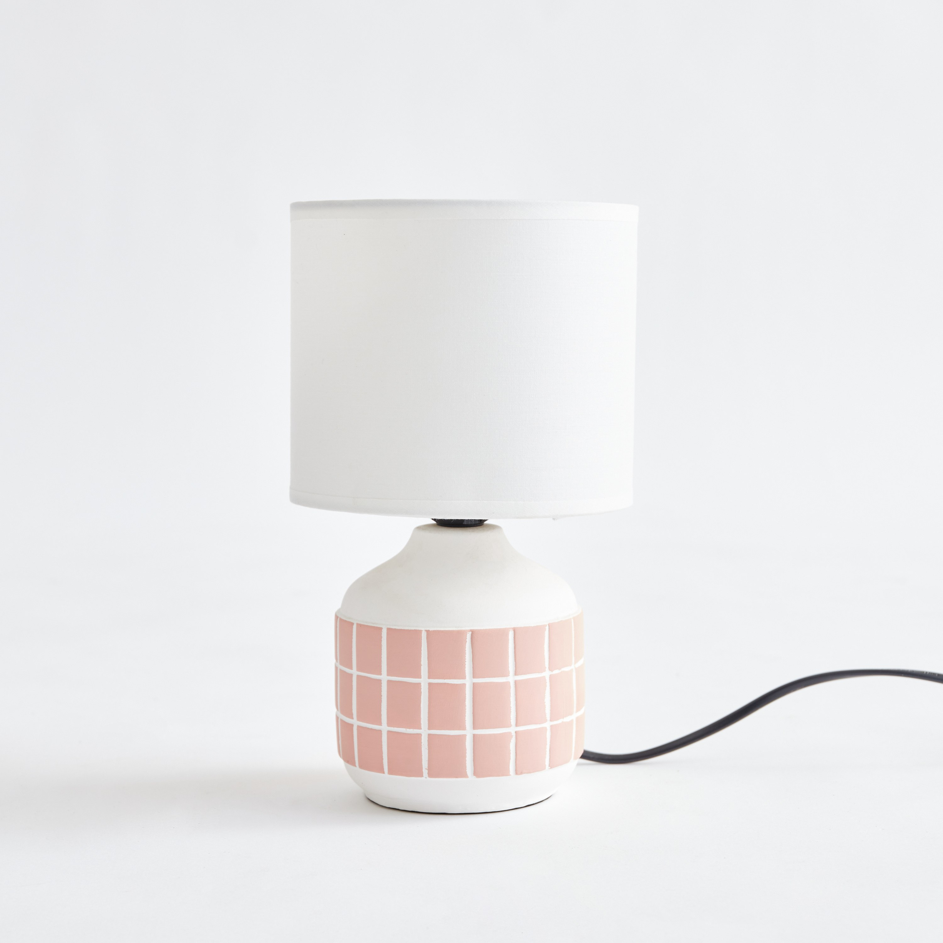 مصباح طاولة سيراميك من جليتان - 15x15x30 سم-hbxlivingroom-lighting-tablelamps-image-6