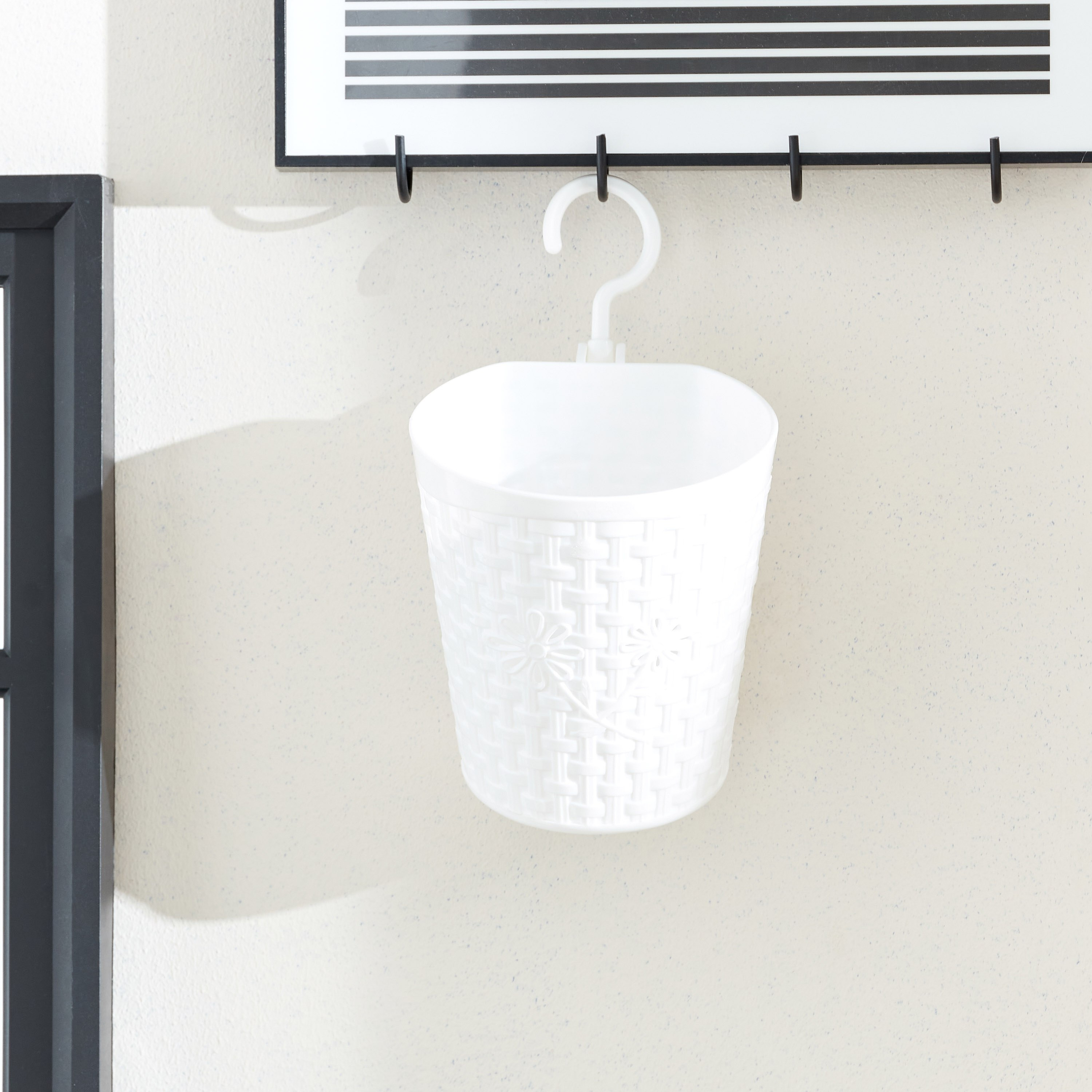 حامل متعدد الاستخدامات بخطاف تعليق من إليت -12x12x14 سم-hbxhomeware-hbxbathroom-image-2