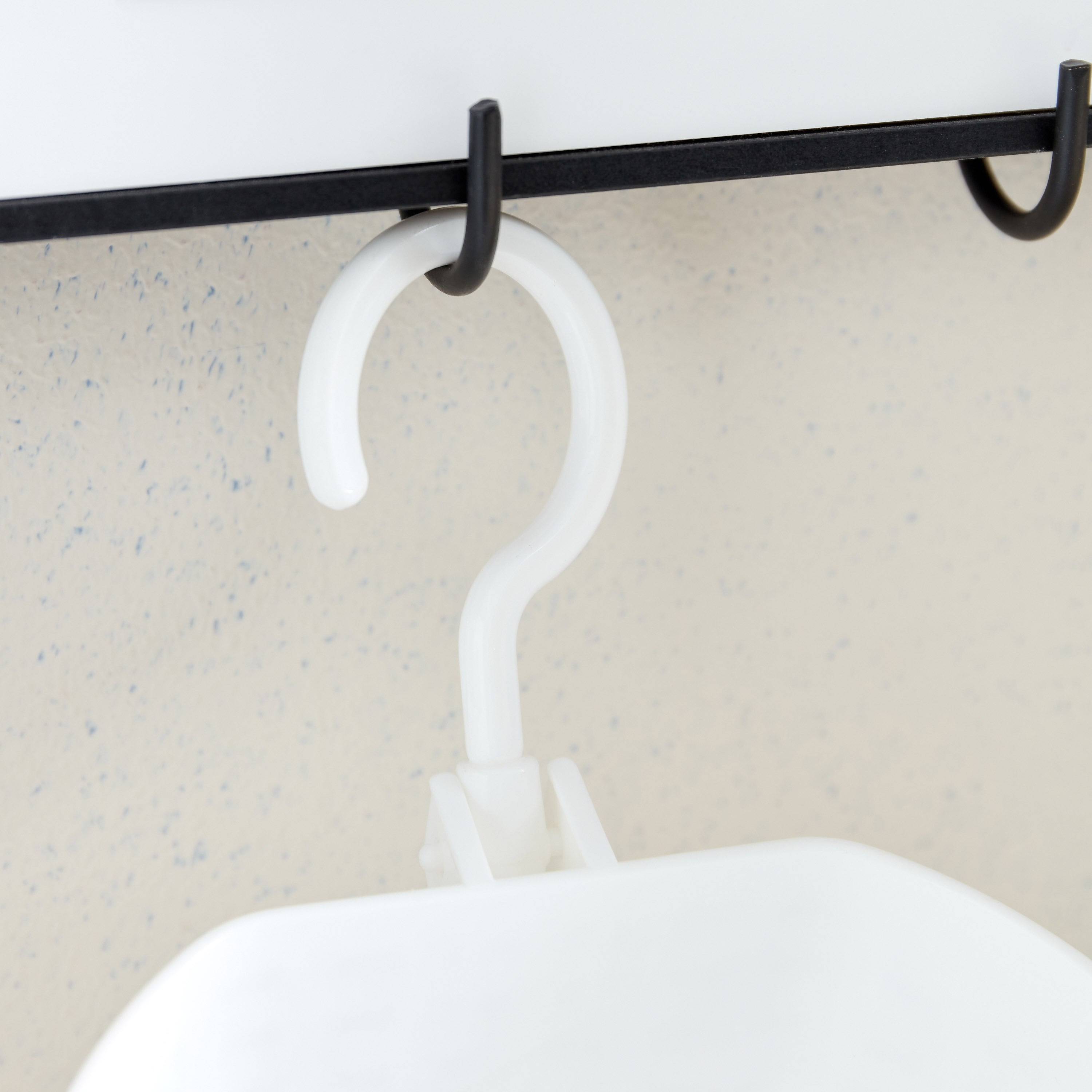 حامل متعدد الاستخدامات بخطاف تعليق من إليت -12x12x14 سم-hbxhomeware-hbxbathroom-image-4